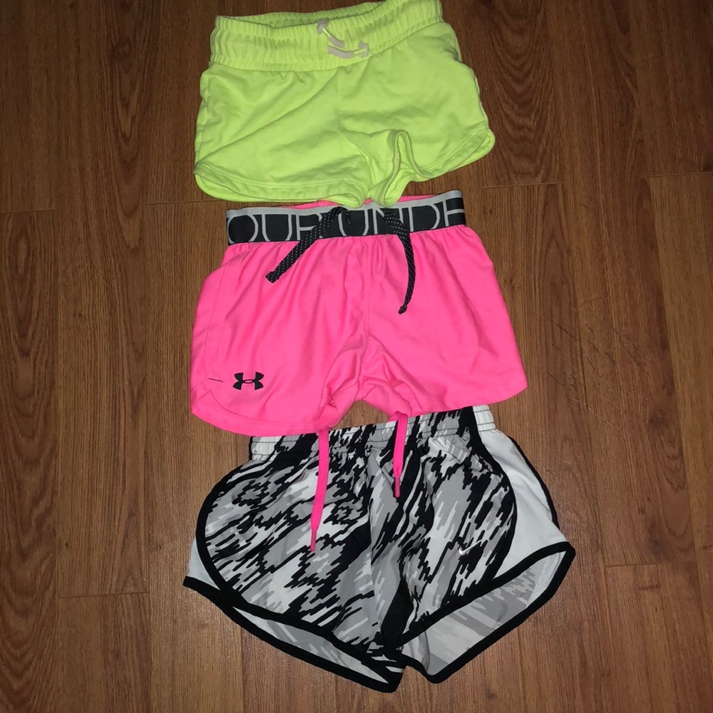 3 pairs of girls shorts